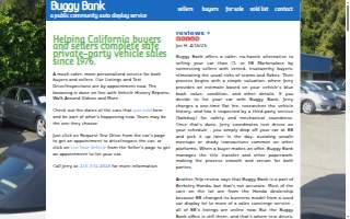 Buggy Bank LLC website