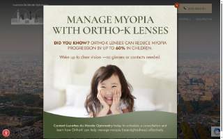 Lunettes du Monde Optometry website