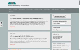 North Berkeley Properties website
