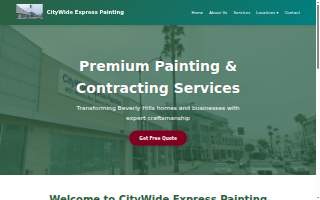 CityWide Express Painting Beverly Hills website