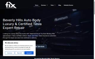Fix Auto Beverly Hills website