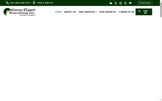 Green Planet Remodeling website