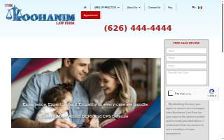 The Koohanim Law Firm: Juvenile Dependency Law website