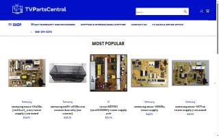 TV Parts Central website