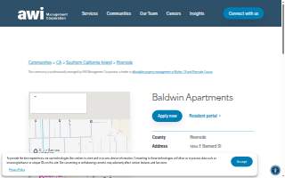 Baldwin Apartments website