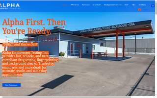 Alpha Employment Testing Inc. website
