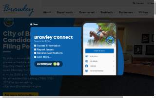 Brawley Public Works Department website