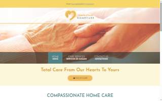 Hearts Of Gold Home Care website