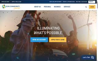 Sun Community Federal Credit Union of Brawley website
