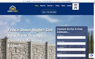 Calvet Fence website