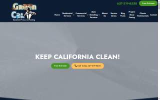 GreenCal Pressure Washing of Brea website