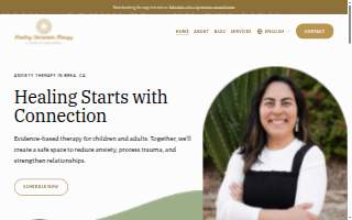 Healing Connection Therapy Inc. website