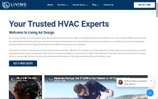 Living Air Design website