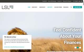 LSL CPAs and Advisors website