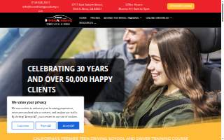 Teen Driving Academy of Brea website