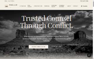 Terra Law APC website