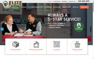 Elite Comfort Systems website