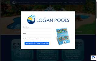 Logan Pools Inc website
