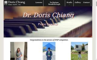Doris Chiang Piano Studios website