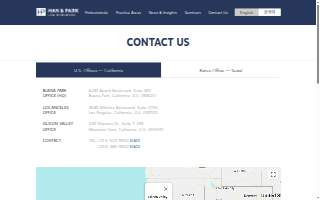 Han & Park Law Group, Inc. website