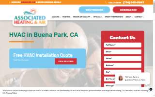 Heating & Air Conditioning Buena Park website