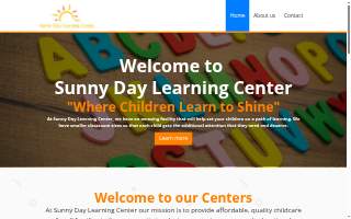 Sunny Day Learning Center of Buena Park website