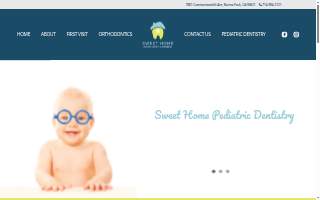 Sweet Home Pediatric Dentistry website