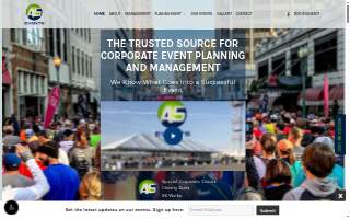 A5 Events website