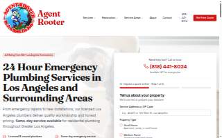 Agent Rooter Plumbing website