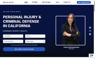 Antn Law Apc website