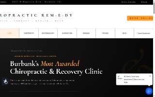 Chiropractic Remedy website