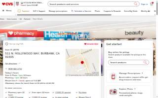 CVS Pharmacy website