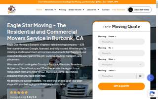 Eagle Star Moving website