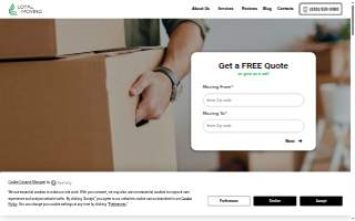 Loyal Moving & Storage Inc. website
