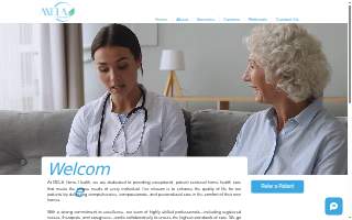 Mela Home Health website