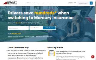 Mercury Insurance website