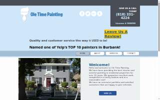 Ole Time Painting website