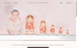 Wonderland Family Photo Studio website