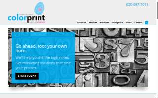 Colorprint website