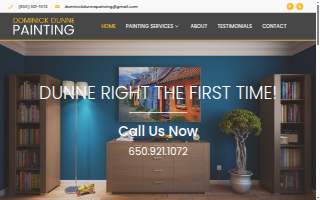 Dominick Dunne Painting website