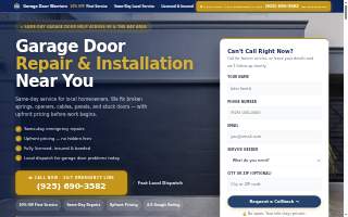 Garage Door Warriors Inc website