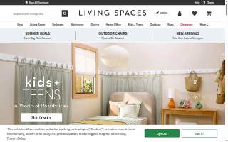 Living Spaces of Burlingame website