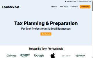TaxSquad website