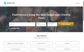 Doctor's Urgent Care Medical website