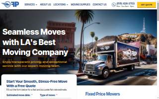 Fixed Price Movers Woodland Hills website