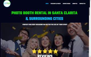 Good Times LA Photo Booth of Calabasas website