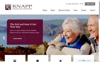 Knapp Financial Advisors website