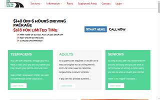 NiK Driving School website