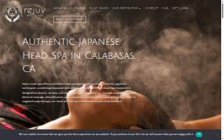 Rejuv Head Spa website