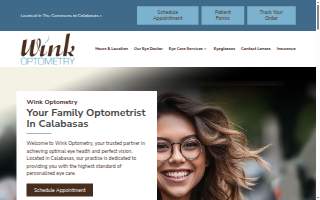 Wink Optometry website